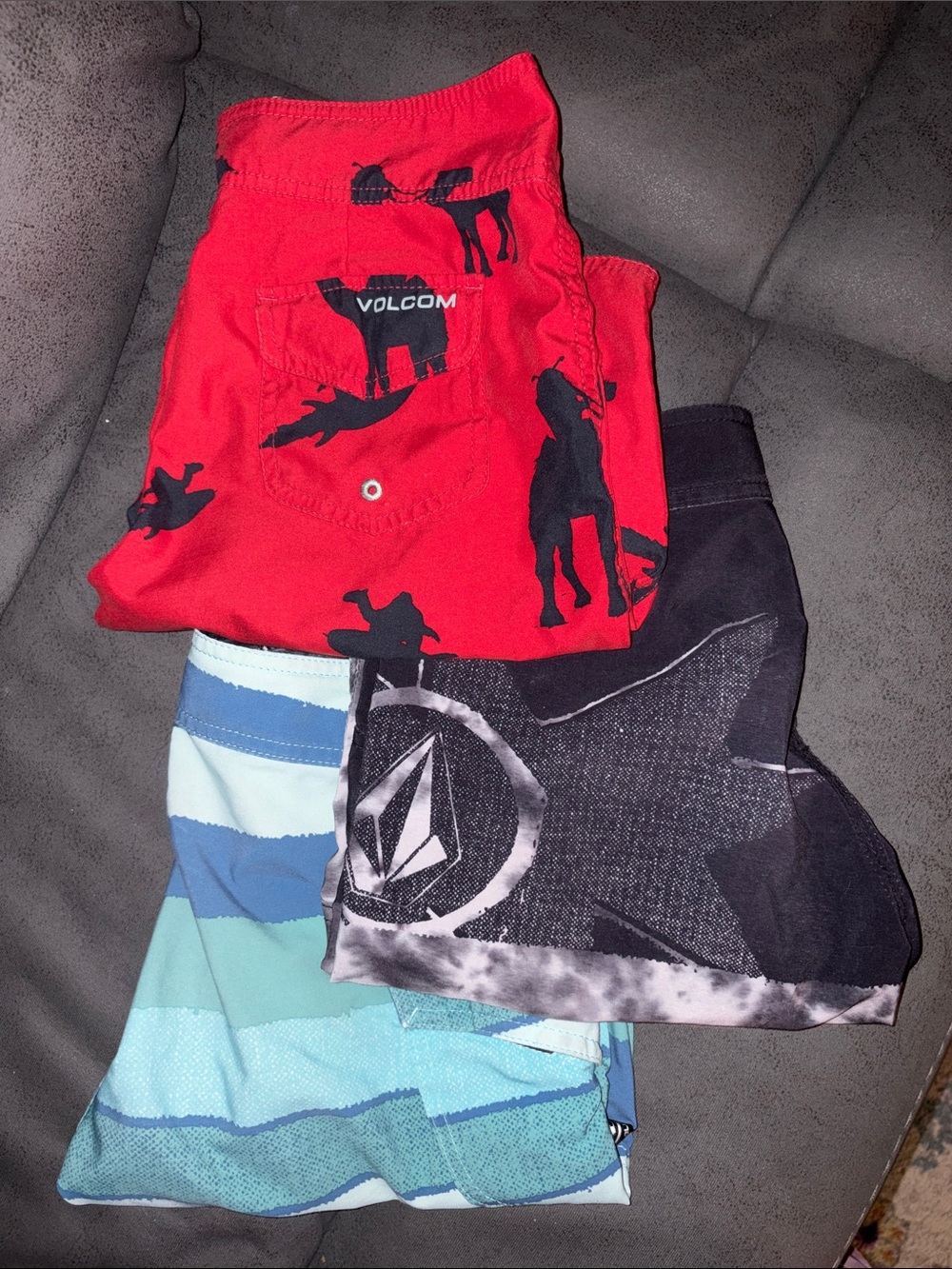 Lot of 3 Volcom Swim Shorts.